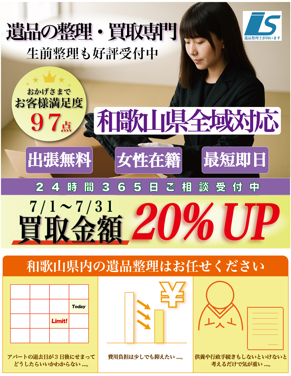 遺品整理バイサイドわかやま |